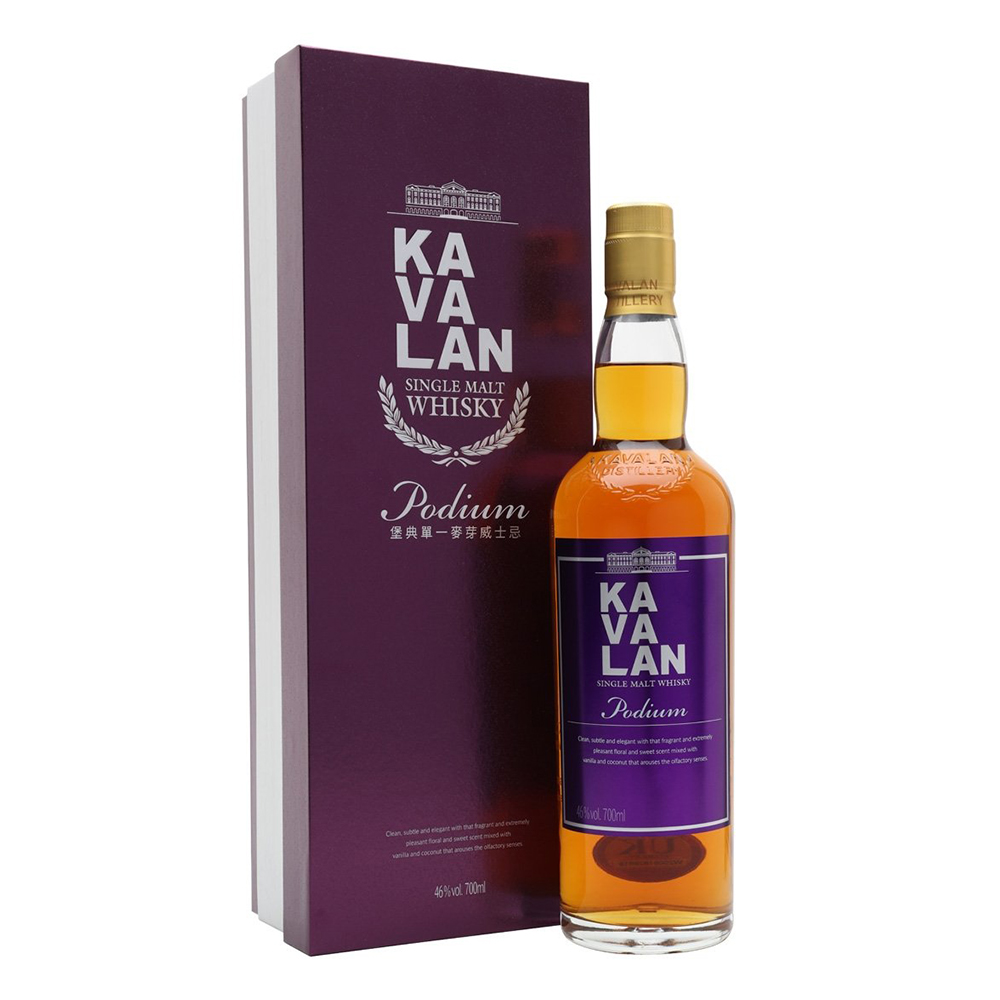 Kavalan Podium Single Malt Whisky (46% abv)