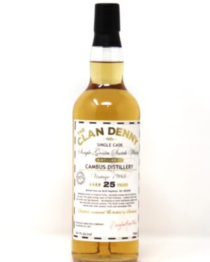 clan denny single cask cambus 25 year