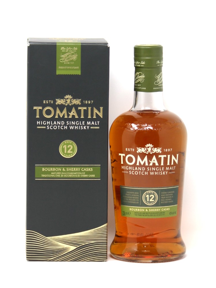 TOMATIN 12 YEAR HIGHLAND SINGLE MALT