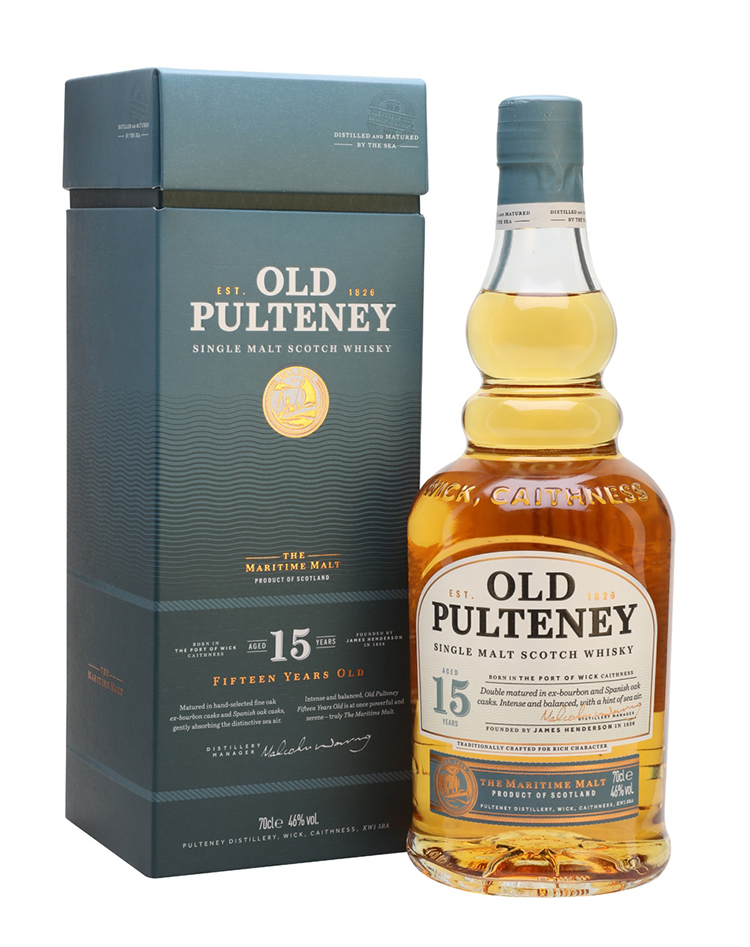 Old Pulteney 15Year Old Scotch Whisky (46% abv)