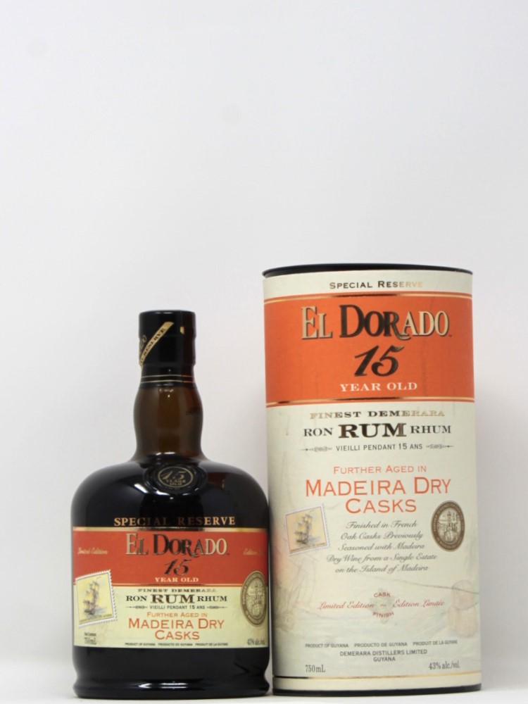 el dorado 15yr madiera cask 43%