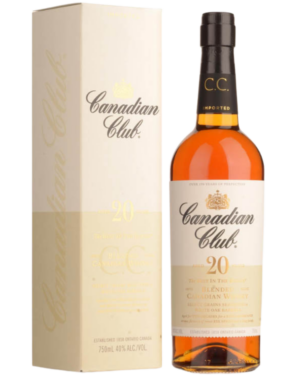 CANADIAN CLUB 20 YR OLD