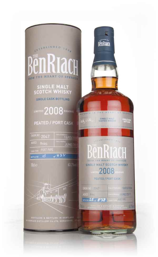 Benriach 9 Year Old 2008 cask 2047 (63.2% abv)