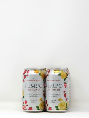 TEMPO GIN SMASH STRAWBERRY LEMON 6PK