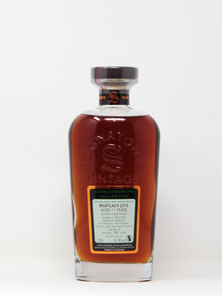 Signatory Vintage Mortlach 2010 11 Years (57.8% abv)