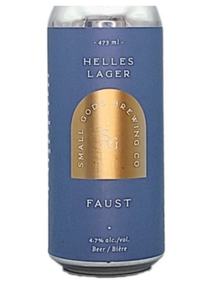 Small gods faust helles lager (4.7%abv)