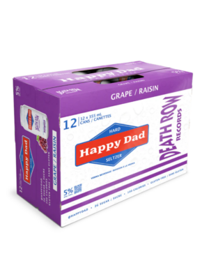 Happy Dad Hard Seltzer Grape 12Pk (5% abv)