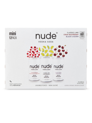 Nude Vodka Soda Mini Mix Pack (5%abv)