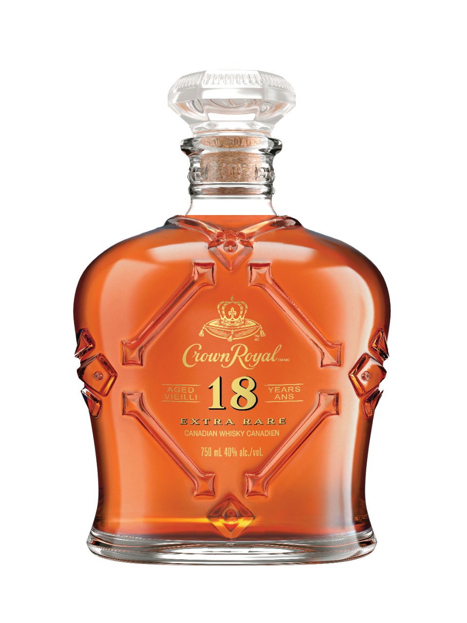 Crown Royal Extra Rare 18 Year Old Canadian Whisky(40%abv)