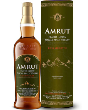 AMRUT PEATED INDIAN SINGLE MALT CASK STR