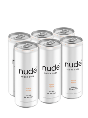Nude Vodka Soda Peach (5% abv)