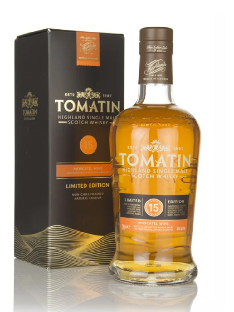 Tomatin Moscatel Wine 15 Years (46% abv)