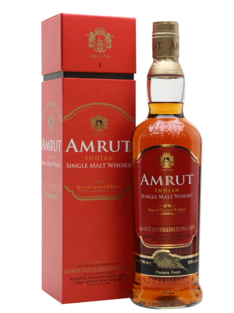 Amrut Madeira Finish Single Malt (50% abv)
