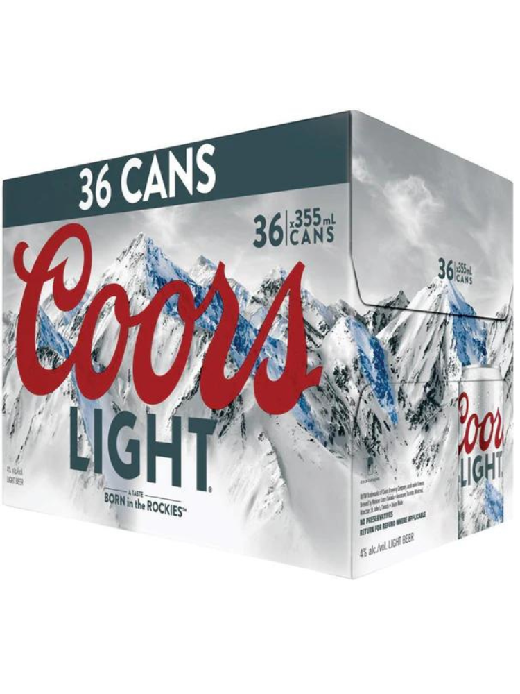 Coors Light 36 pack
