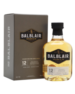 BALBLAIR 12YO SINGLE MALT SCOTCH WHISKY