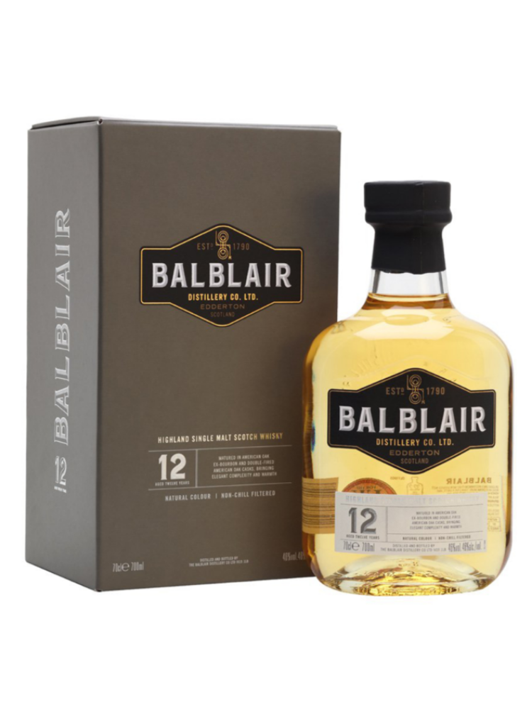 BALBLAIR 12YO SINGLE MALT SCOTCH WHISKY
