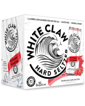 WHITE CLAW RASPBERRY 6 PACK
