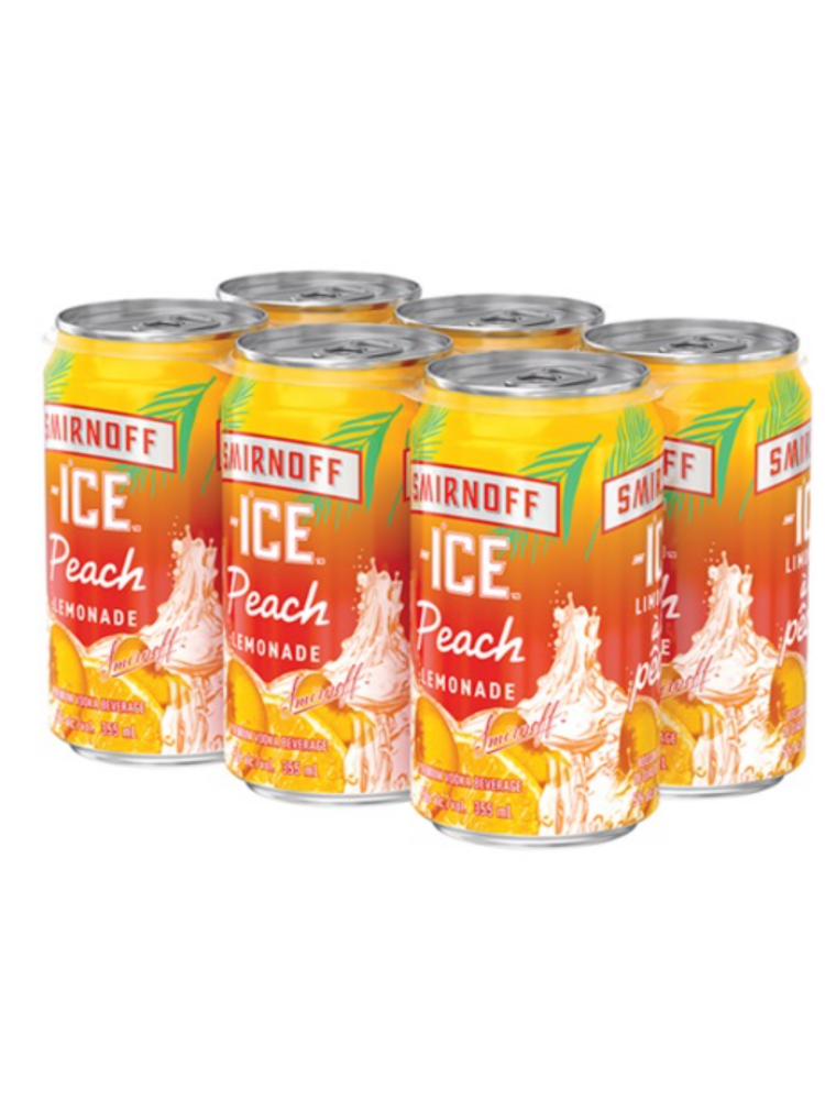Smirnoff peach 6 cans