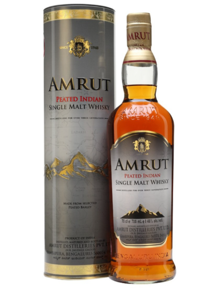 AMRUT PEATED SINGLE MALT WHISKY
