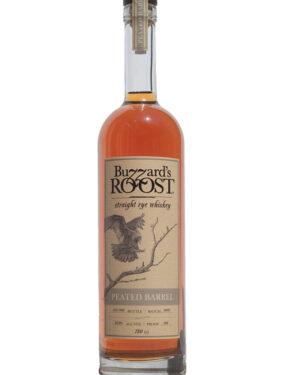 BUZZARDS ROOST PEATED BARREL RYE WHISKEY
