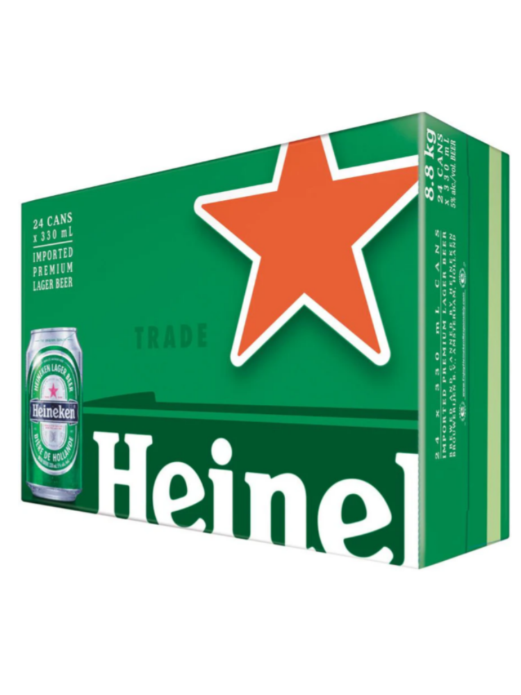 Heineken Cans 24-Pack(5%abv)