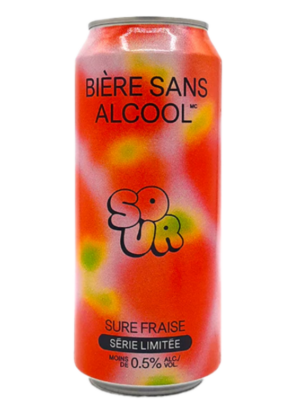 Biere Sans Alcool Non Alcoholic Strawberry Sour 473ml