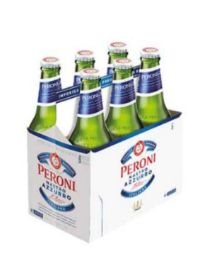 peroni 6pk bottle