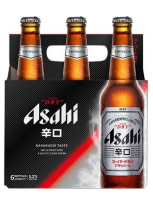 Asahi Super Dry (Bottles) 6Pack (5.2% abv)
