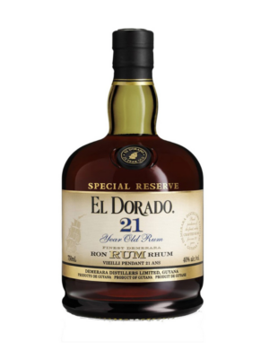 El Dorado 21 Years Rum (40% abv)