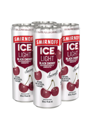 Smirnoff Ice Light Black Cherry & Soda (4%abv)