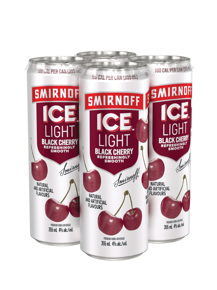 smirnofff ice black cherry 4pk