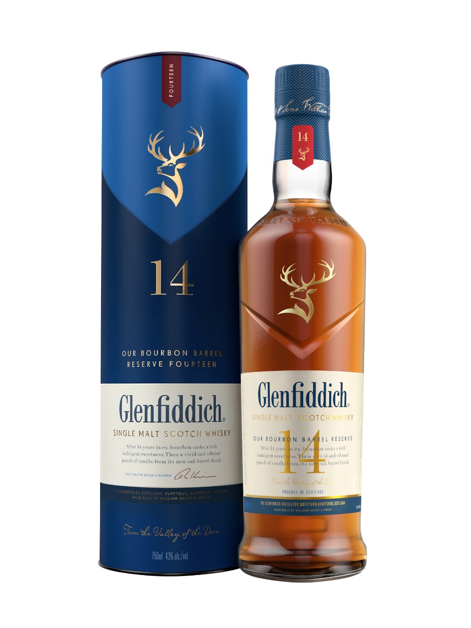 GLENFIDDICH 14YO BOURBON BARREL RESERVE