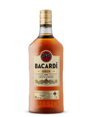 Bacardi gold Rum ( 40% abv)