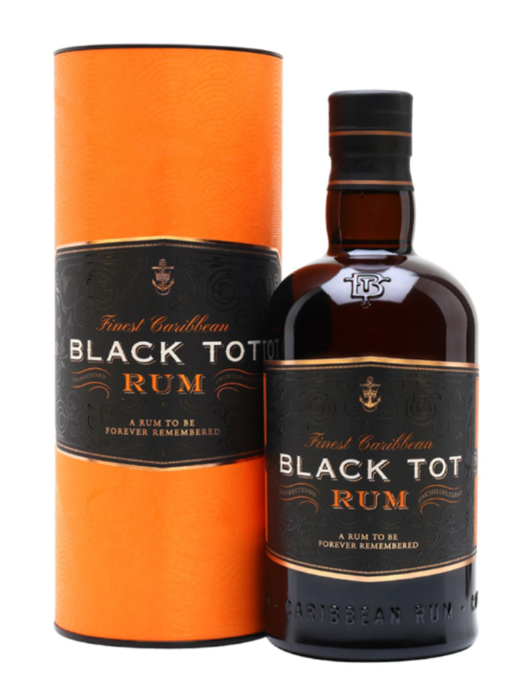 BLACK TOT RUM FINEST CARIBBEAN