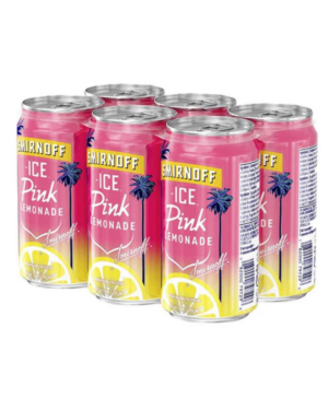 Smirnoff pink lemonade 6 cans