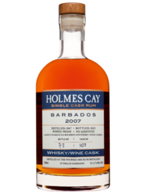 Holmes Cay Barbados 2007 (58.2% abv)