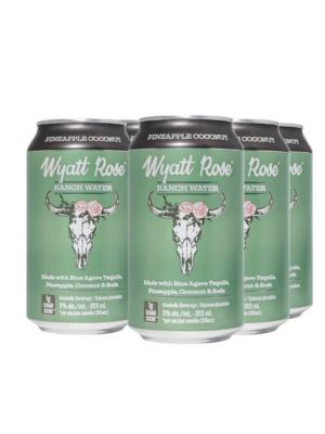 WYATT ROSE RANCH WATER PINEAPPLE COCONUT ( 5% abv)