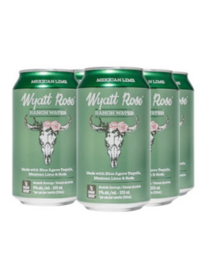 WYATT ROSE RANCH WATRE MEXICAN LIME 4PK