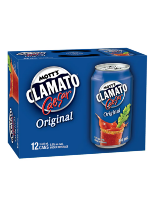 Mott’s Clamato Caesar Original 12 pack(5v)