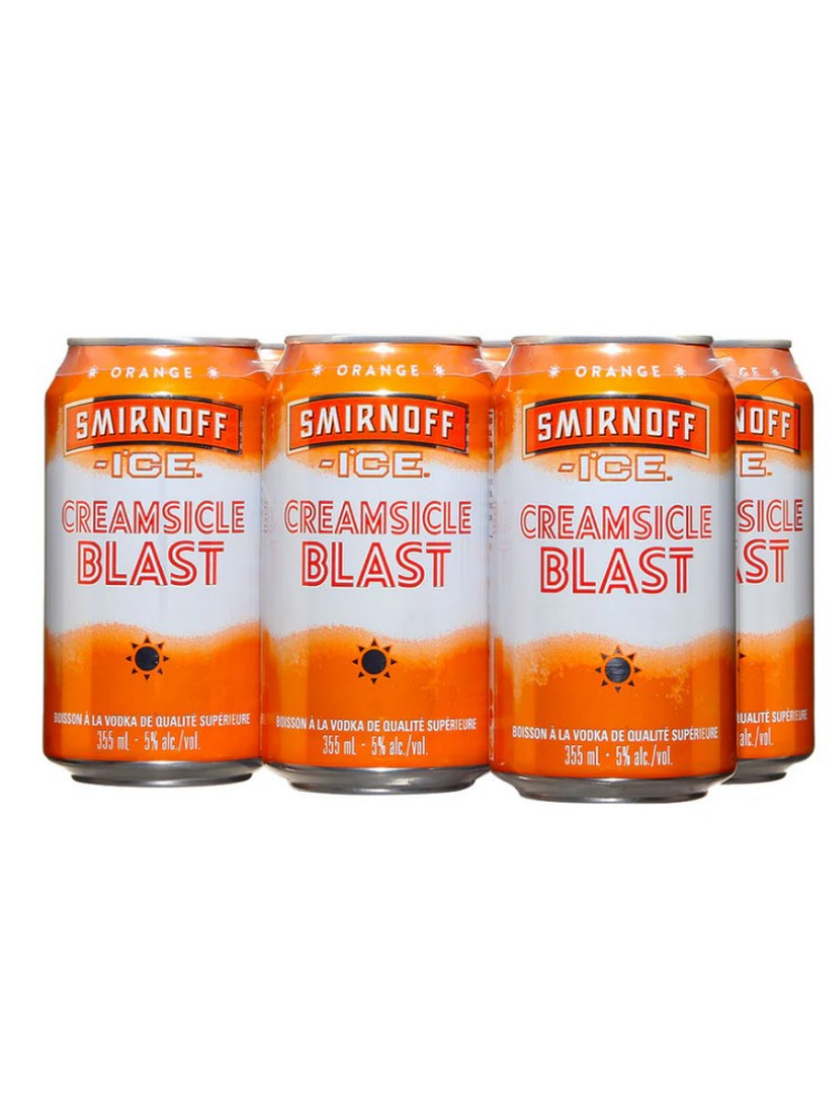 Smirnoff creamsicle 6 cans