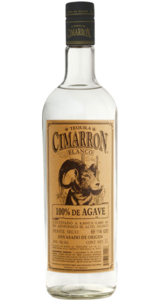 Tequila Cimarron Blanco (40% abv)
