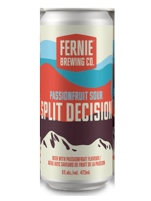 Fernie Brewing Split Decision Passionfruit Sour 473ml (5%abv)