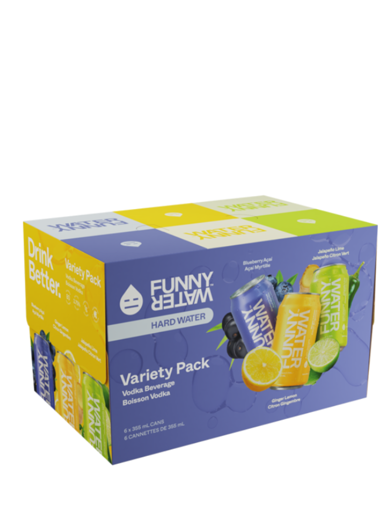 FUNNY WATER MIX PACK 2CLS 6PK