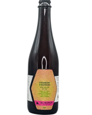 Blindman Strawberry & Raspberry Fruited Saison (6.8% abv)