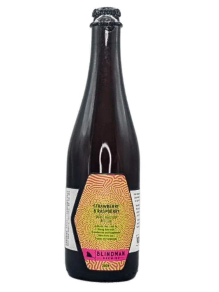 Blindman Strawberry & Raspberry Fruited Saison (6.8% abv)