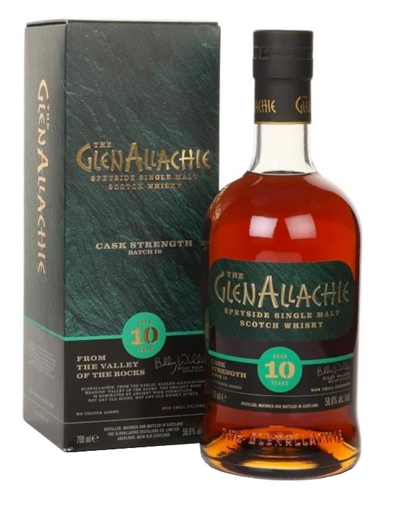 Glenallachie 10yr Cask Strength batch 10 ( 58.6% abv)