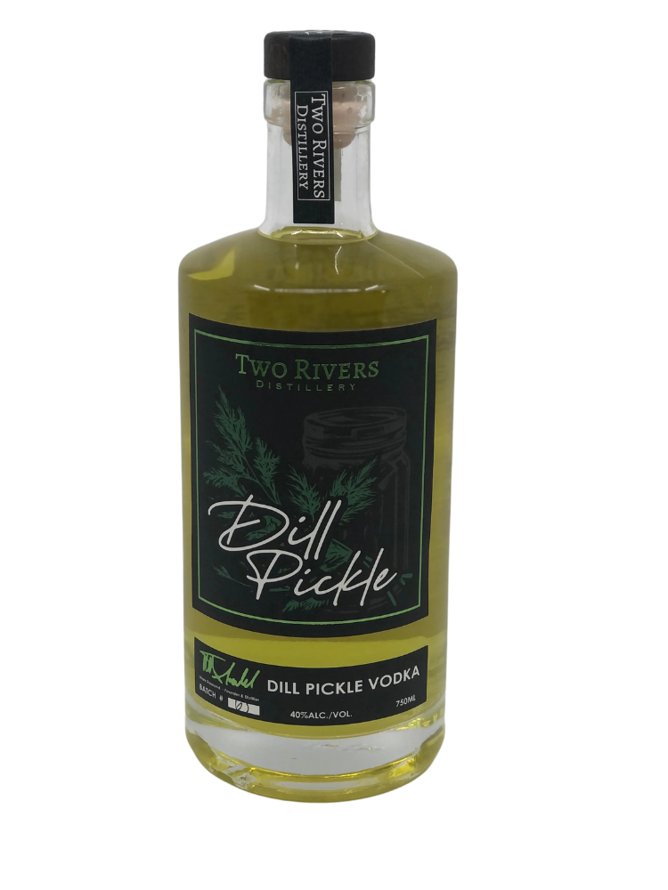 Two Rivers Distillery Dill Pickle Vodka ( 40 abv) Sierra Springs Liquor