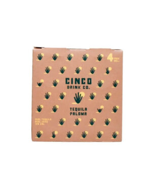 CINCO DRINK CO. - TEQUILA PALOMA 355ml 4PACK 5%