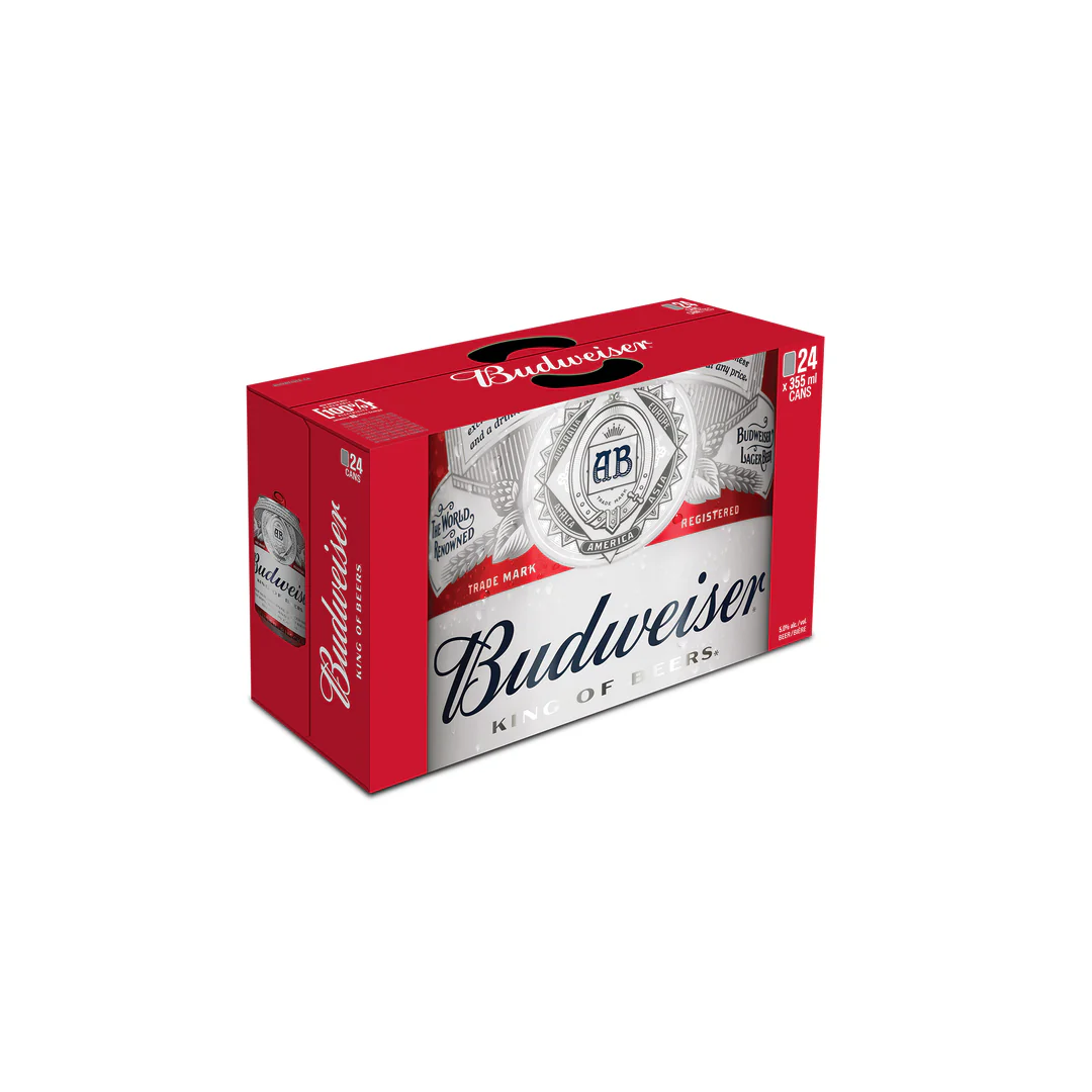 Budweiser 24 pack 5%