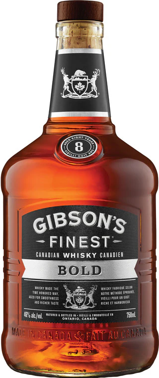GIBSON'S FINEST BOLD 8 YEAR OLD 46% 750ML